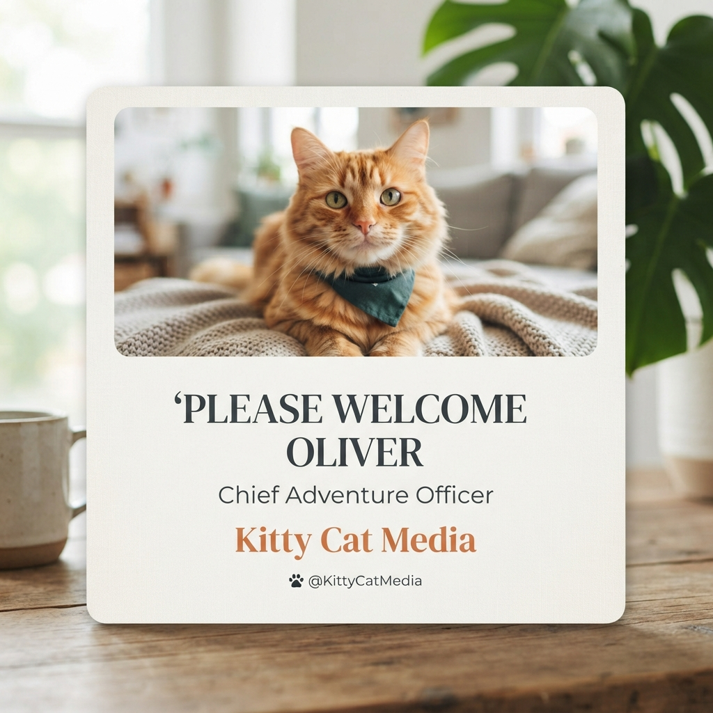 Shareable Announcement Card