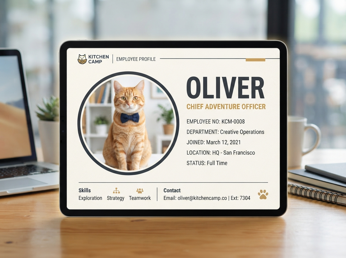 Digital Employee Profile