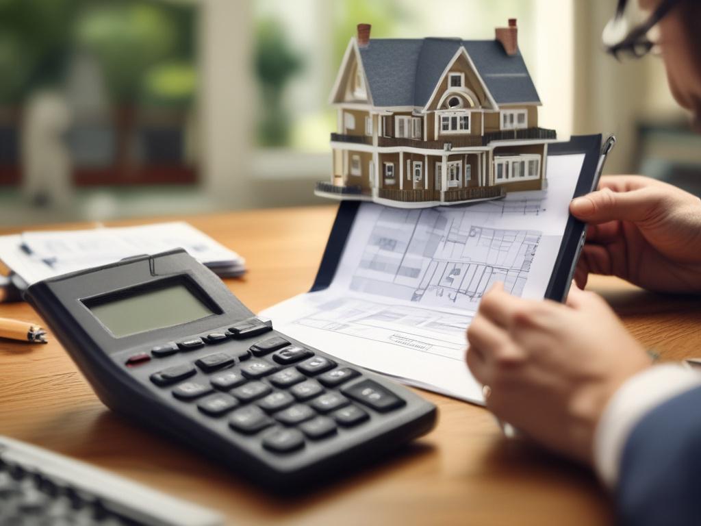 A high resolution close up of a real estate appraiser