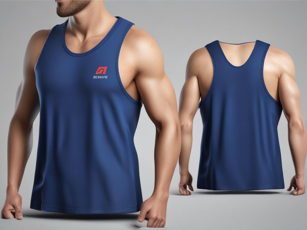 A lightweight training tank top in a bold color, showcased on a clean, simple background. The focus should be on the tank's design and fabric, emphasizing its breathability and style.