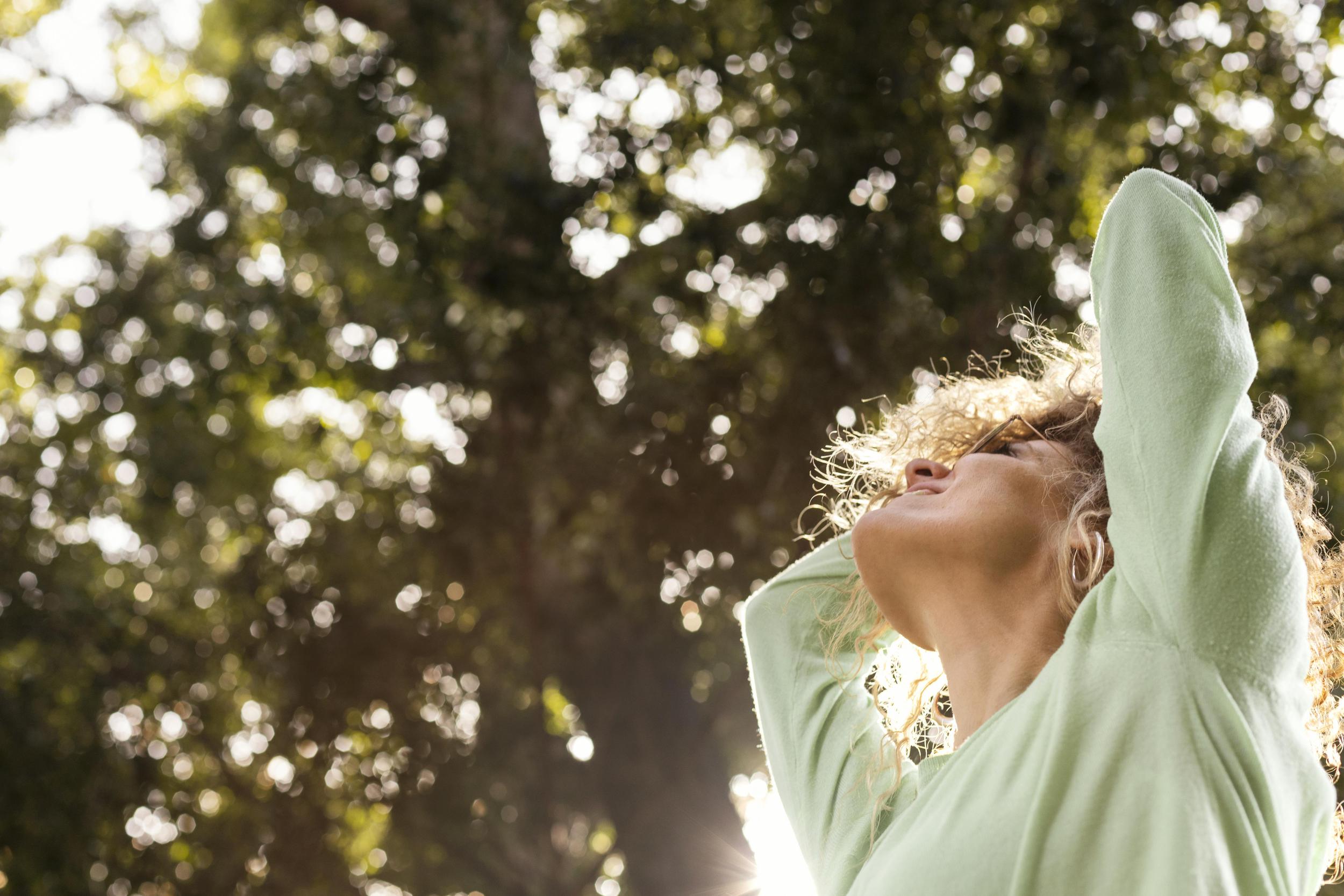 Woman in nature
