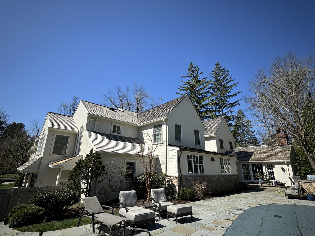 House after exterior painting service