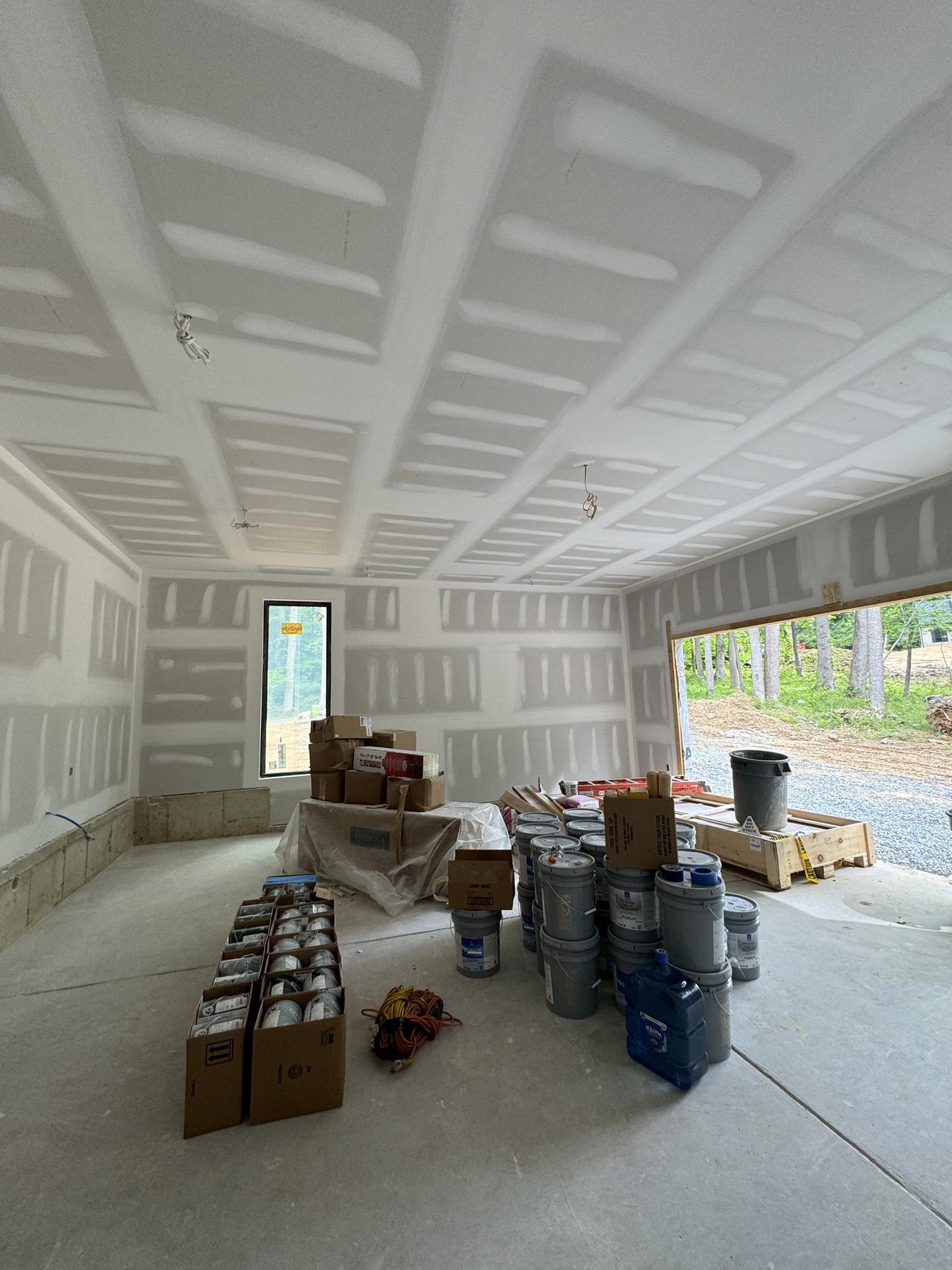 Beginning of paint project