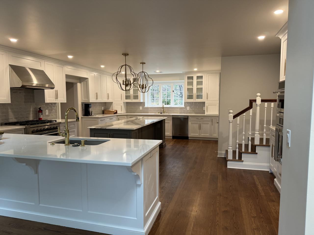 Kitchen with hardwood floors