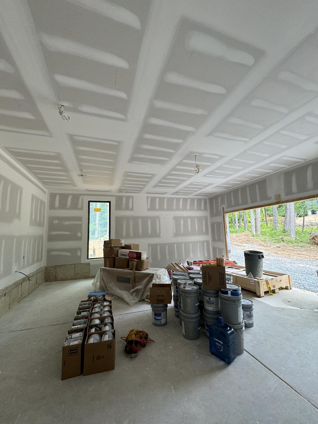 Beginning of paint project
