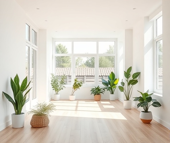 Modern clean interior with natural light