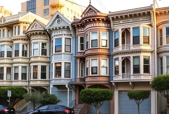 San Francisco Victorian and Edwardian residential buildings