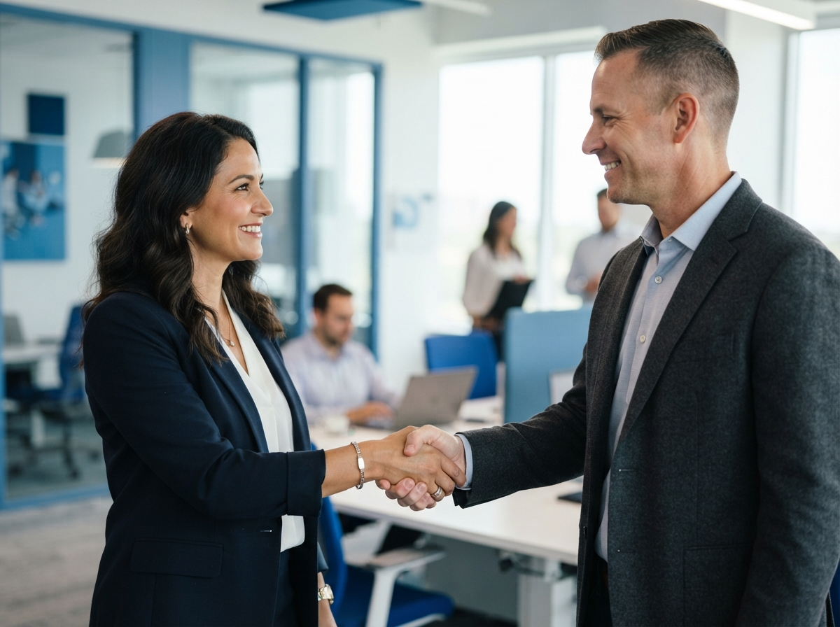 Partnership handshake