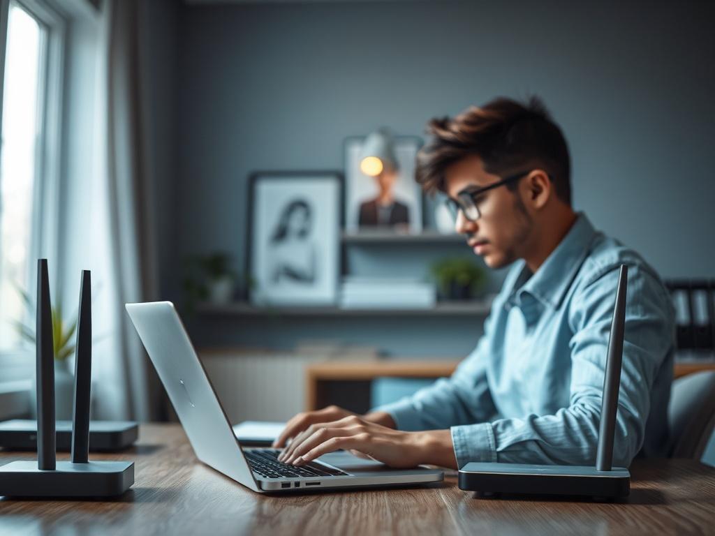 A high resolution image showcasing a person working on a