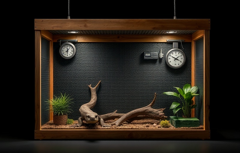 Custom professional reptile enclosure