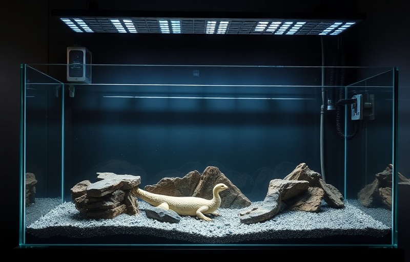 Custom reptile tank with climate control