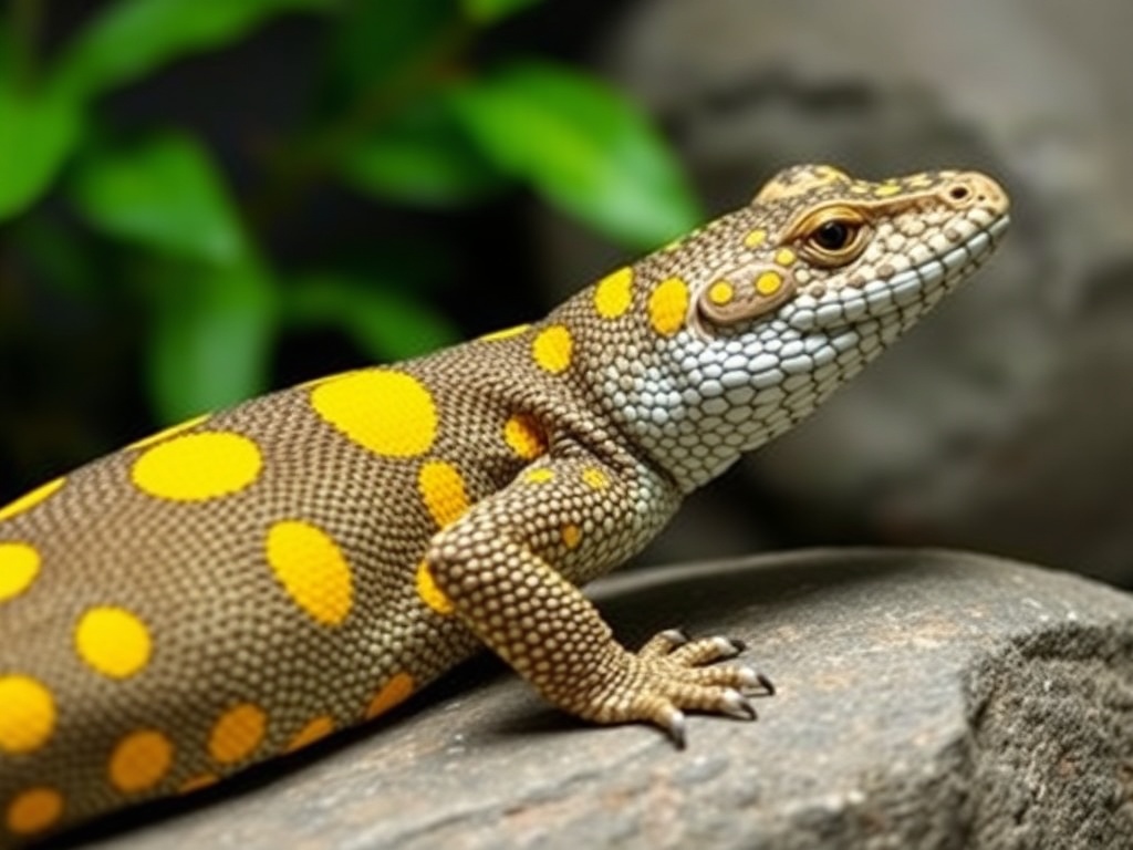 Monitor - Yellow Spotted