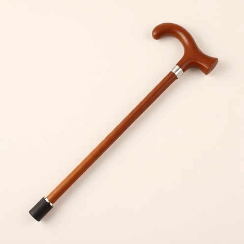 Classic Walking Cane with Curved Handle