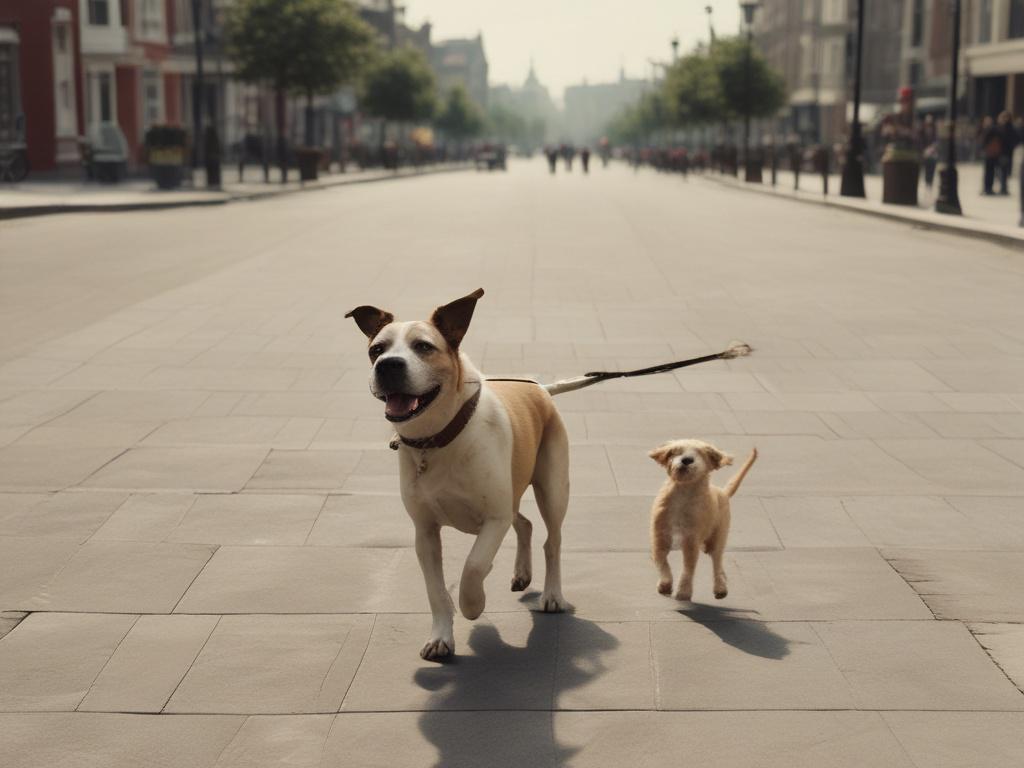dog walking, happy dog, Nijmegen