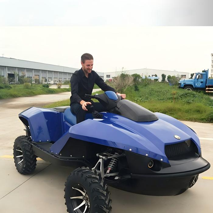 Amphibious Quadskis