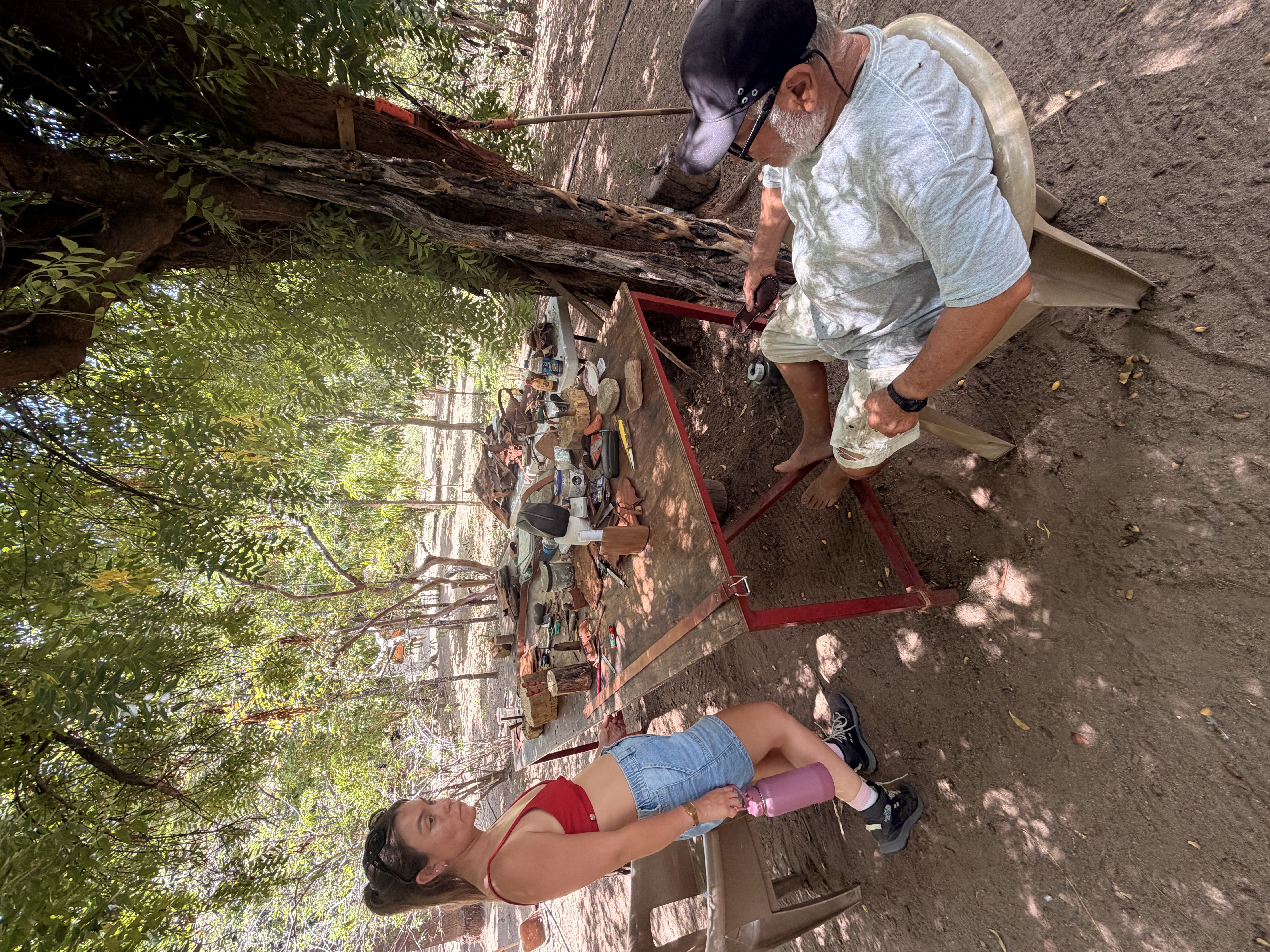 Traditional Baja ranch with local community members