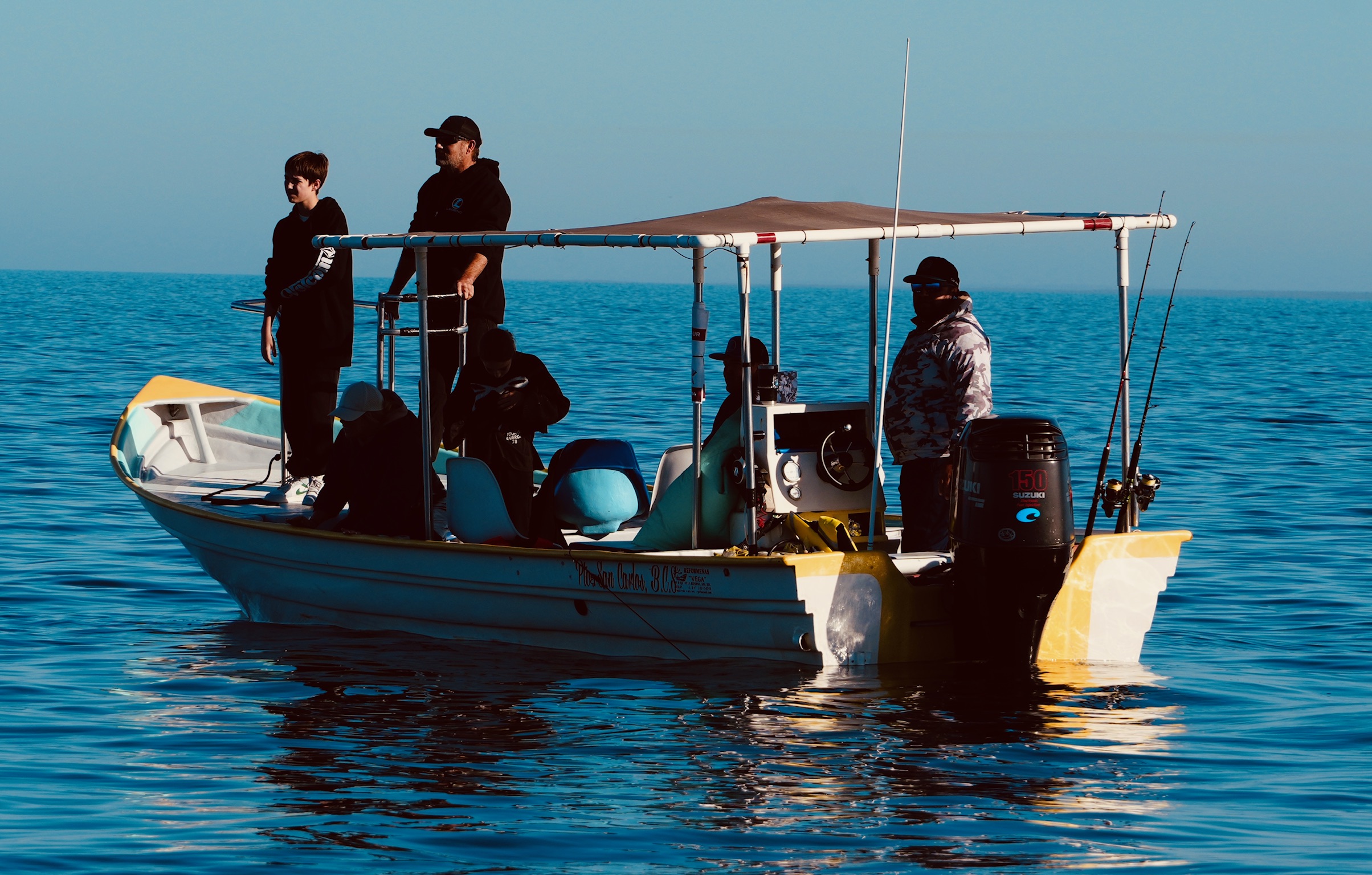 Local guides, captains, and community members collaborating in Baja