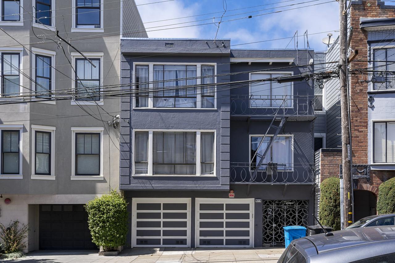 Modern apartment building