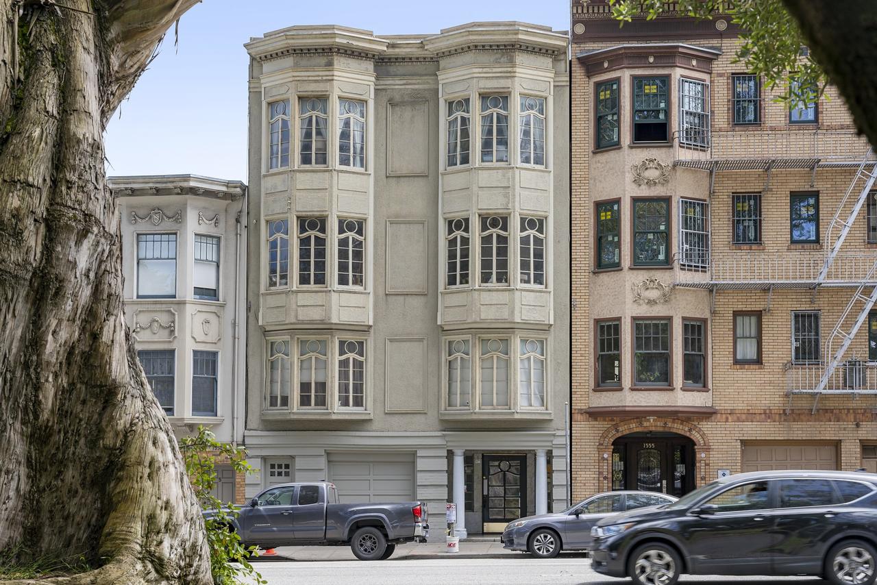 Stone apartment building