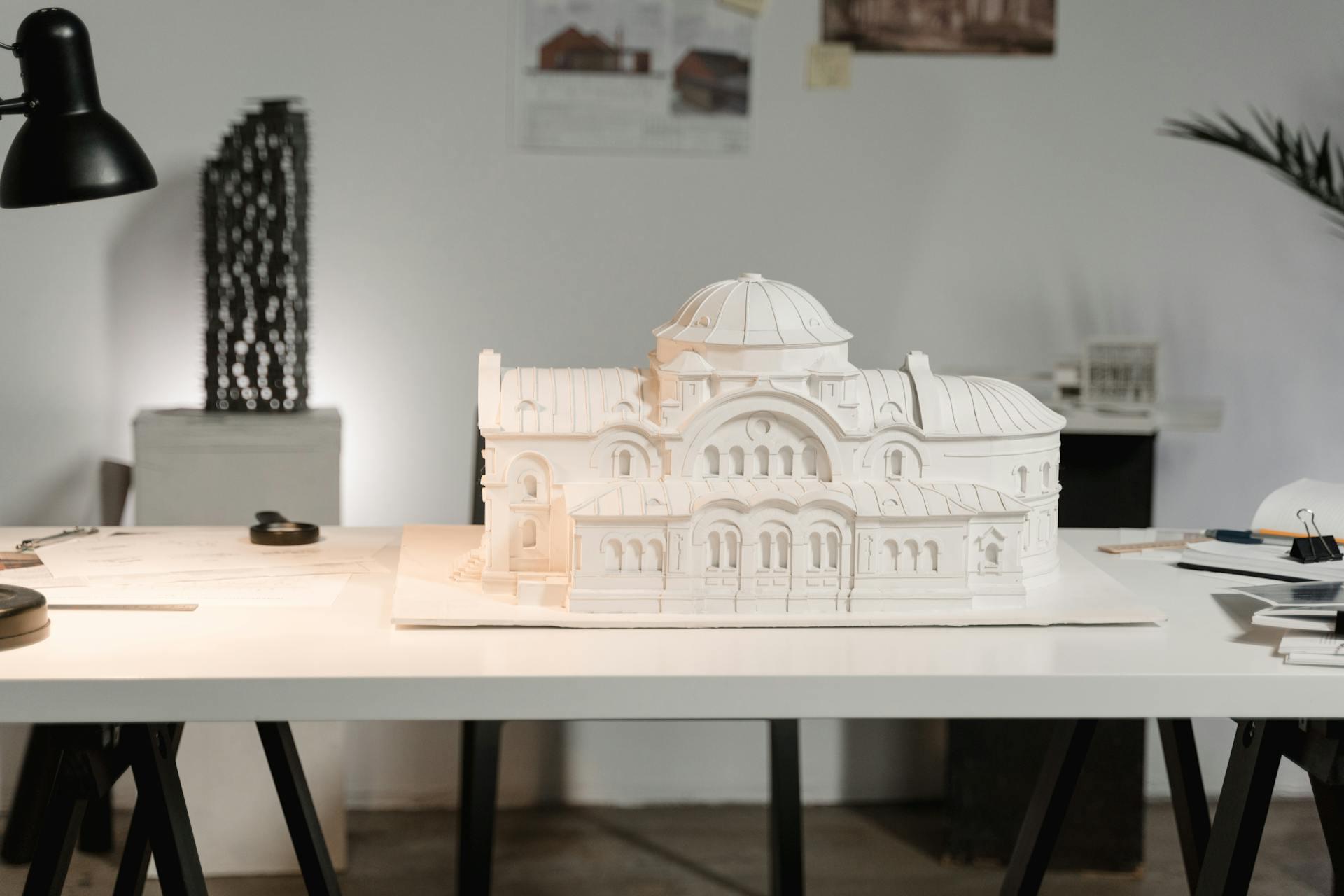 Model of an architectural building