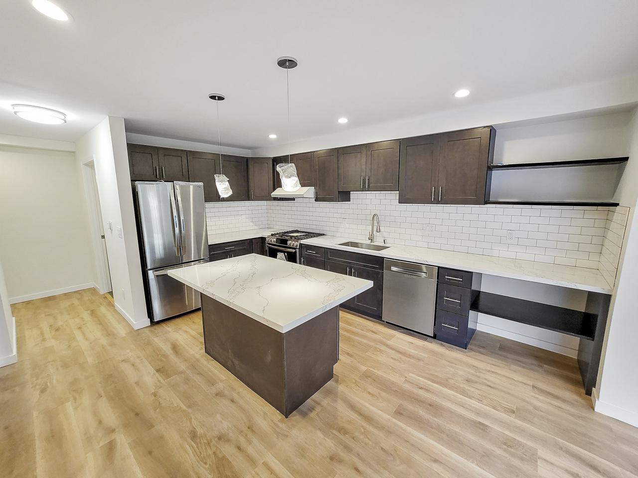 Newly built kitchen