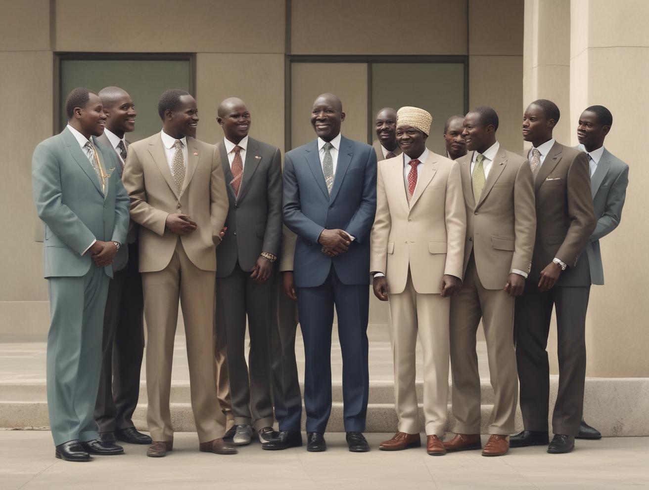 African leaders networking