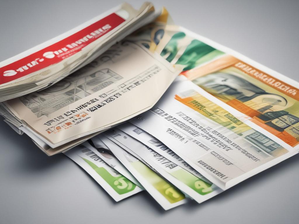 close up shot of Swiss financial products, realistic high resolution