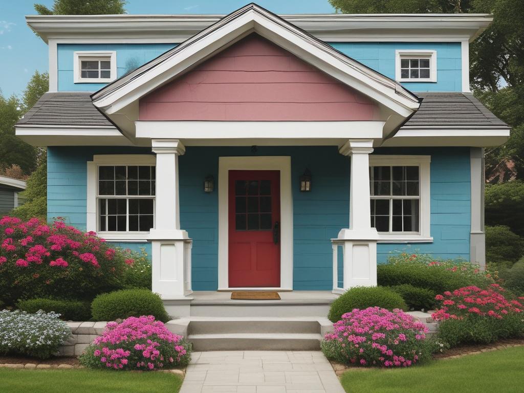 exterior painting, curb appeal, home improvement, vibrant colors