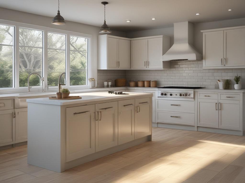 kitchen renovation, modern design, cabinetry, flooring