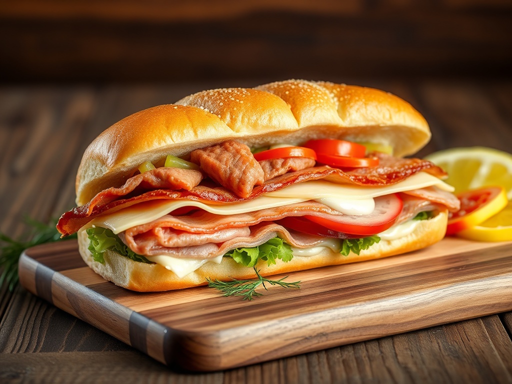 Sub sandwich background
