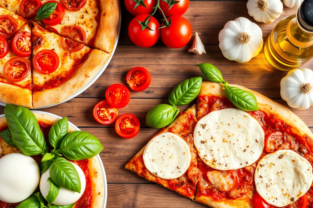 Italian food background