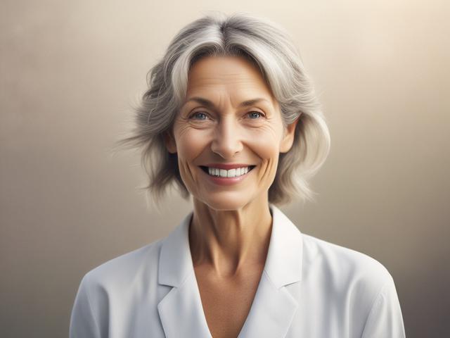 **AI Image Generation Prompt:**

Create a realistic high-resolution photo that embodies the theme of "Transform Your Health with Semaglutide." The image should feature a single subject, a confident and fit middle-aged woman, smiling warmly as she stands in a well-lit, serene wellness clinic. The woman is dressed in comfortable, casual athletic wear, showcasing her healthy transformation.

The background should include soft, gentle lighting to create a peaceful atmosphere, with subtle elements like indoor pl