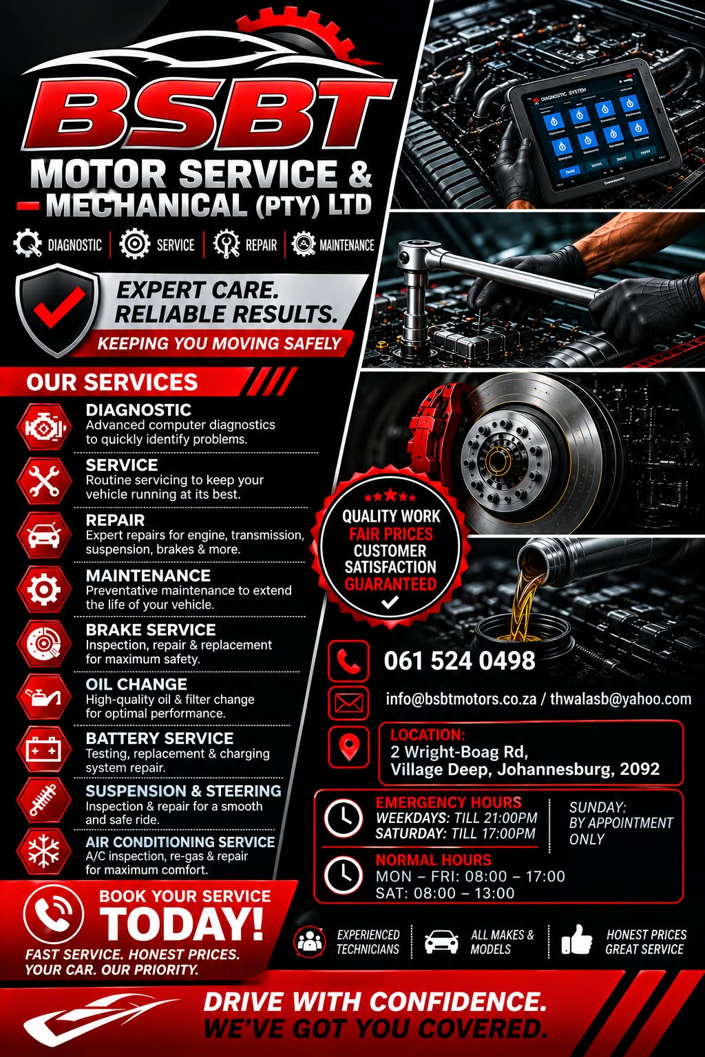 BSBT Motor Service & Mechanical logo