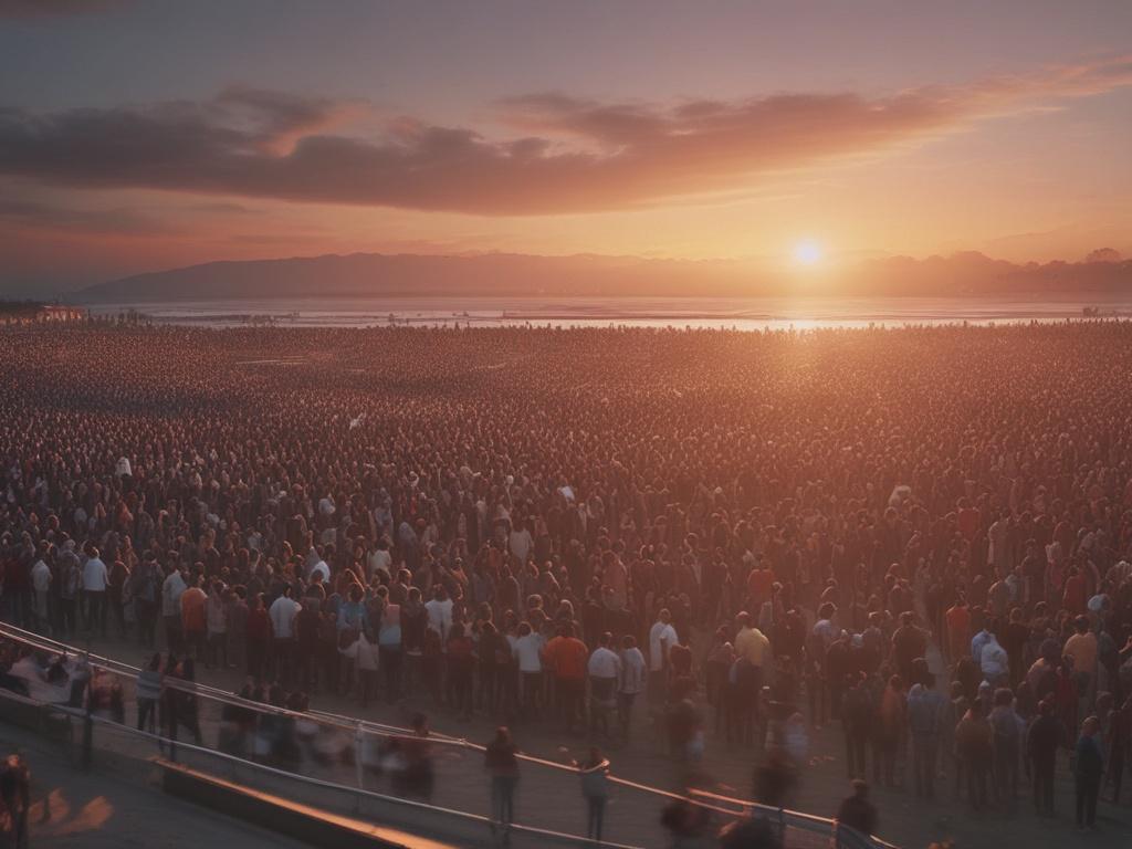 live music, sunset beach festival, concerts, crowd, atmosphere