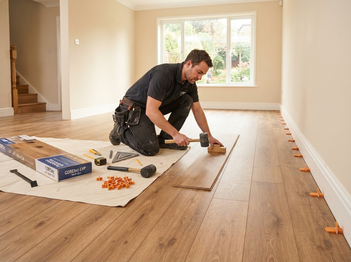 Oak-Look LVP Flooring, Main Level
