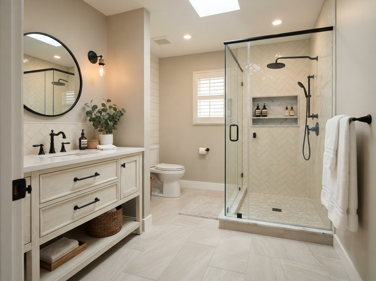 Full Hall Bathroom Remodel