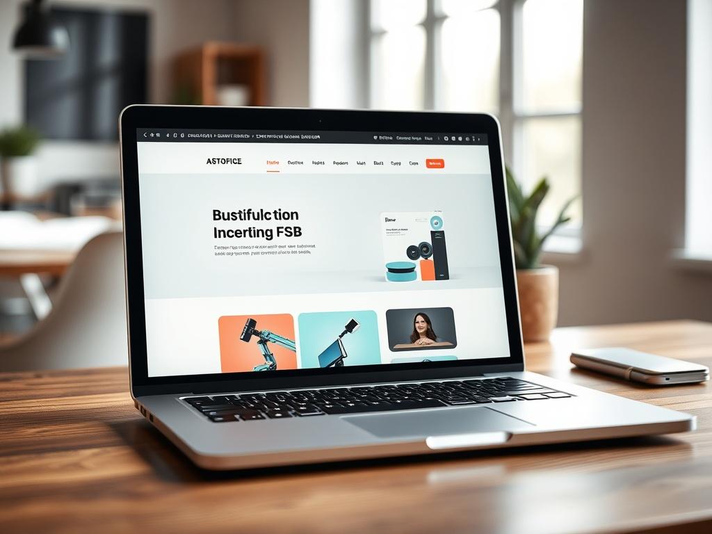 A close up shot of a modern, sleek laptop displaying