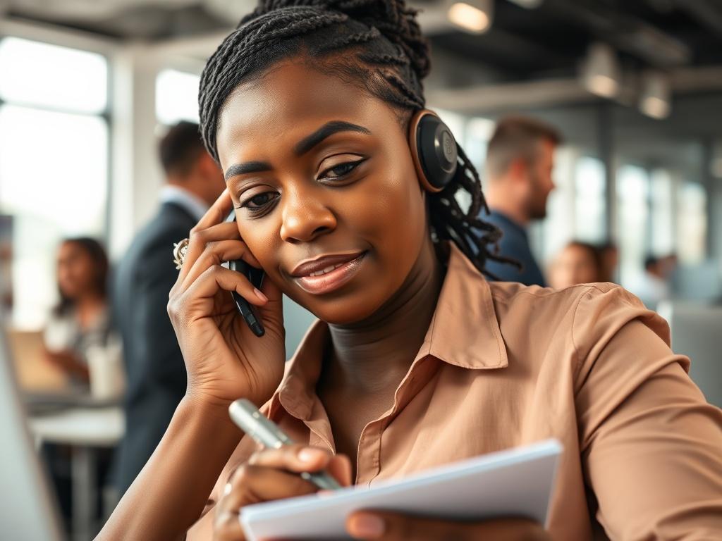 A close up shot of a credit repair expert on