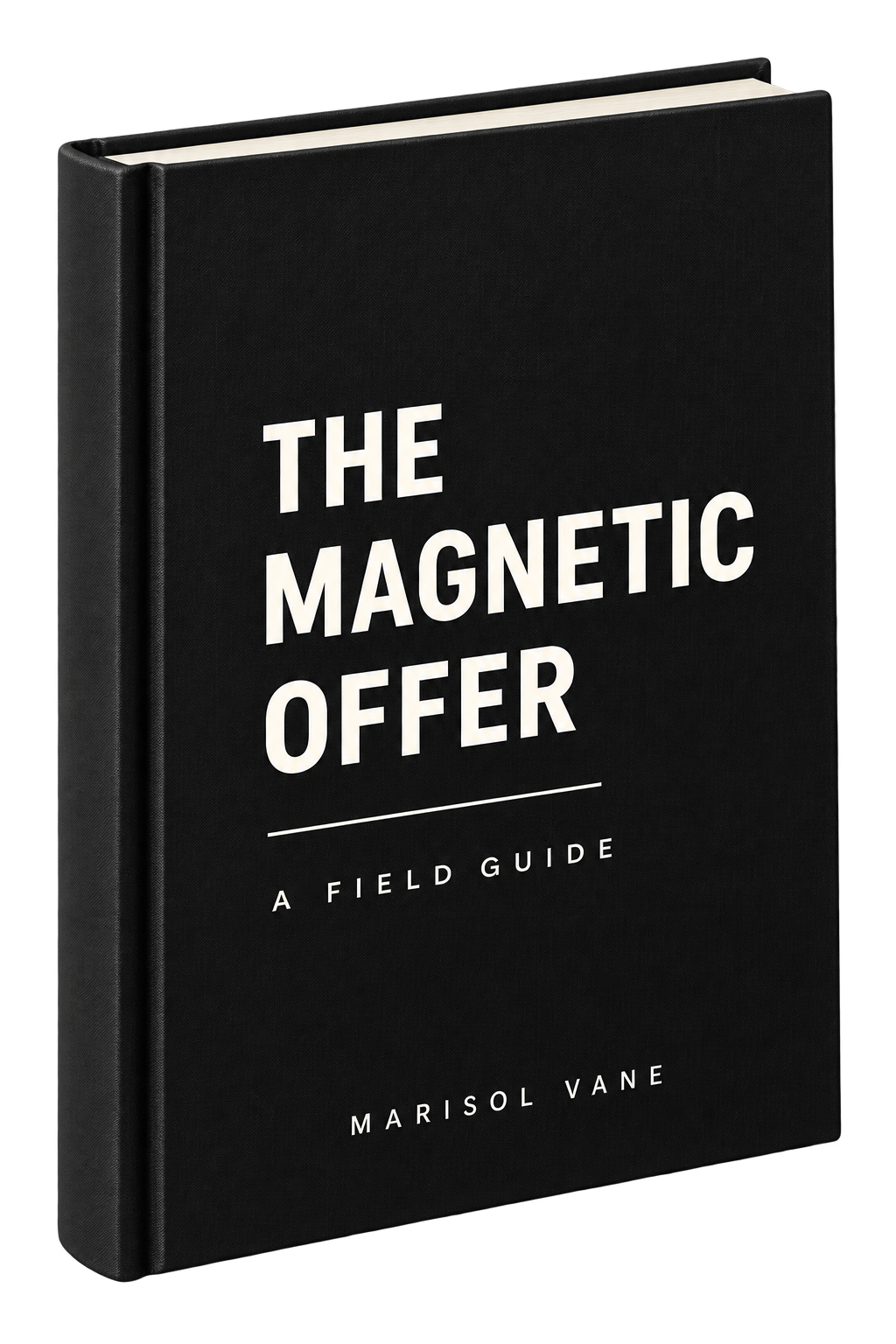 3D mockup of The Magnetic Offer ebook cover