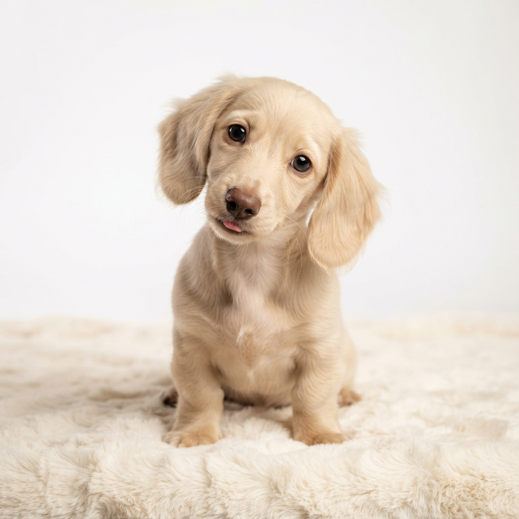 Luna - Cream dachshund puppy