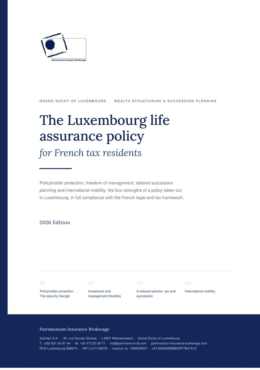 Cover of guide for French tax residents