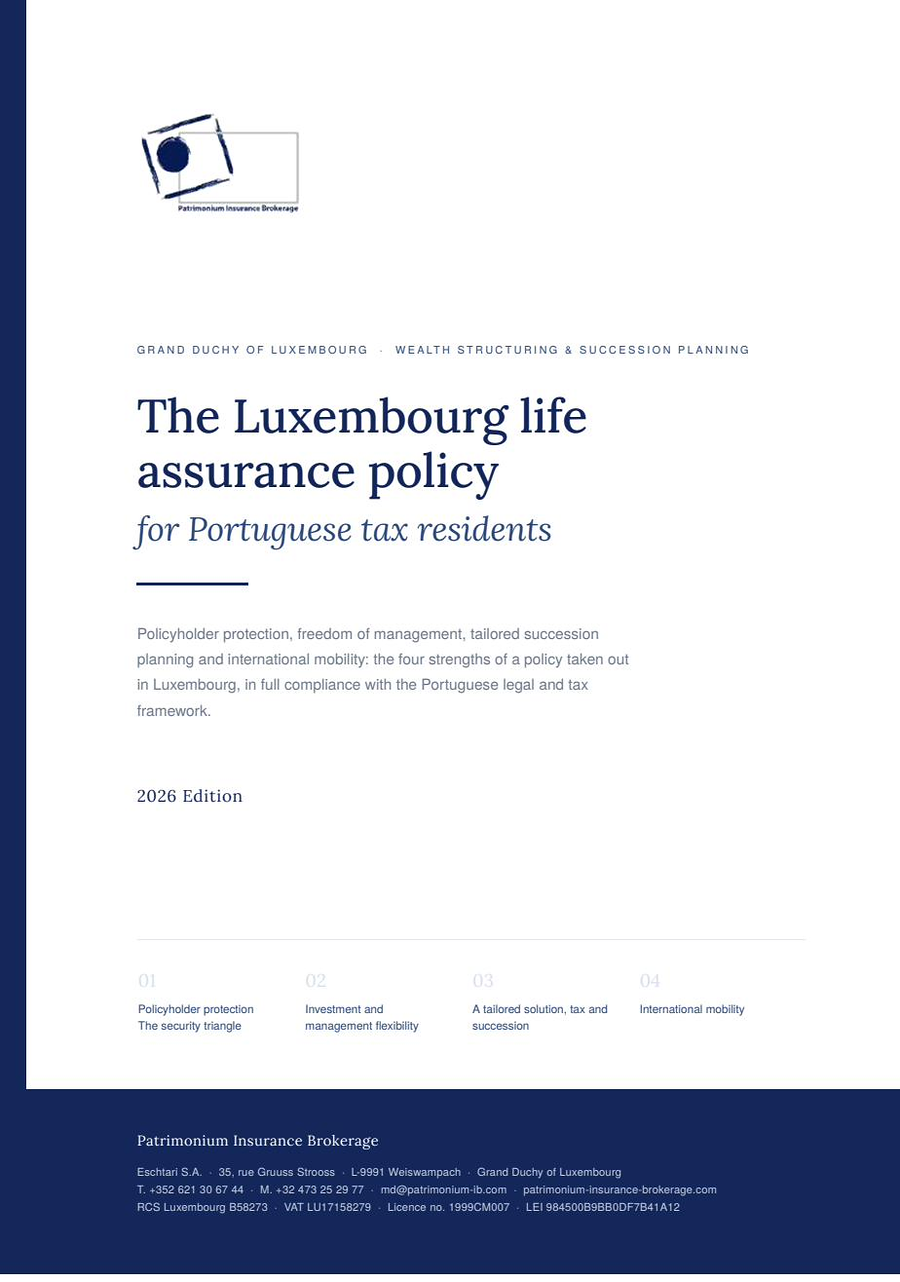 Cover of the guide for Portuguese tax residents