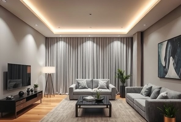 Professional LED lighting installation