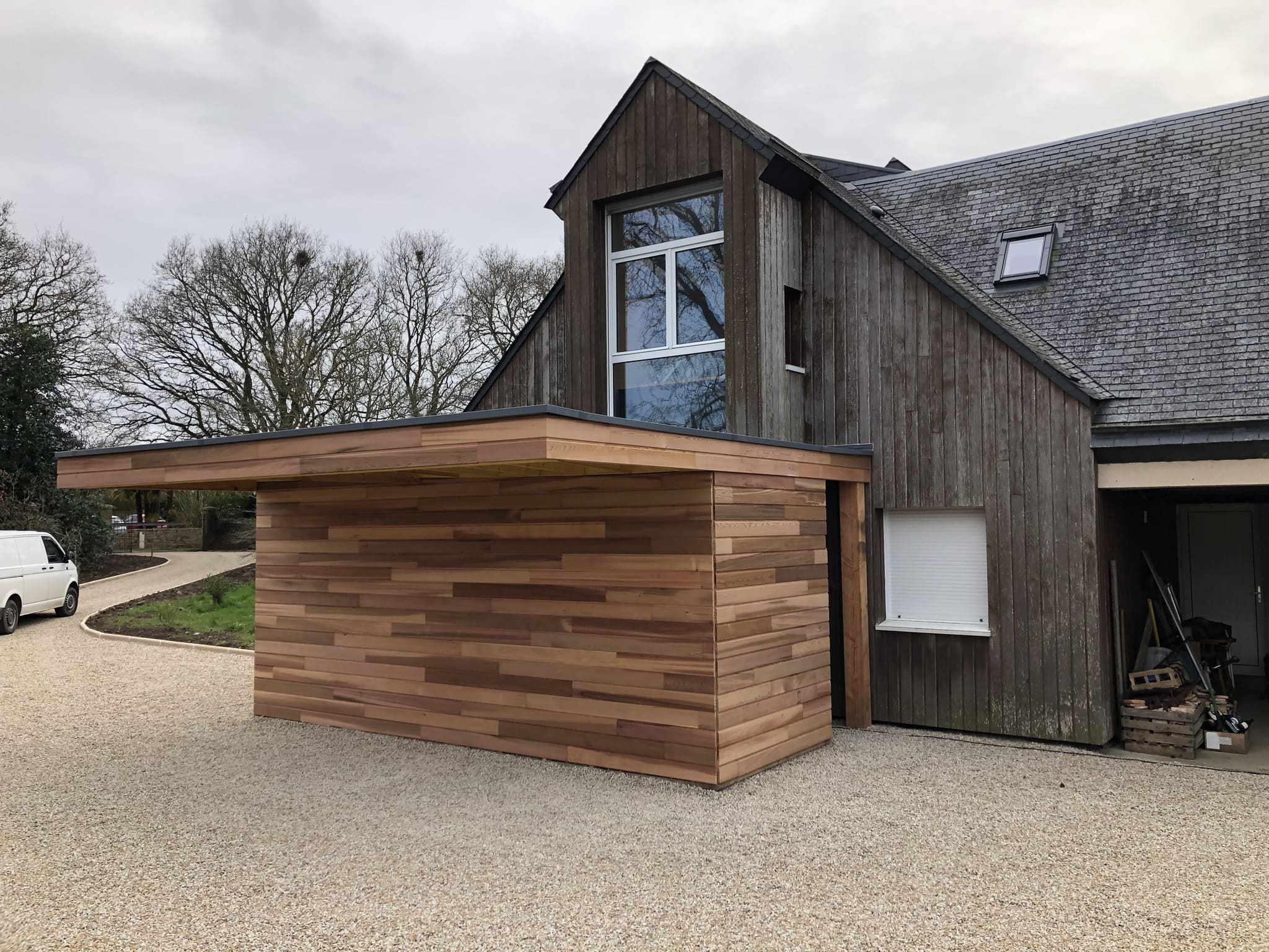Carport en bois