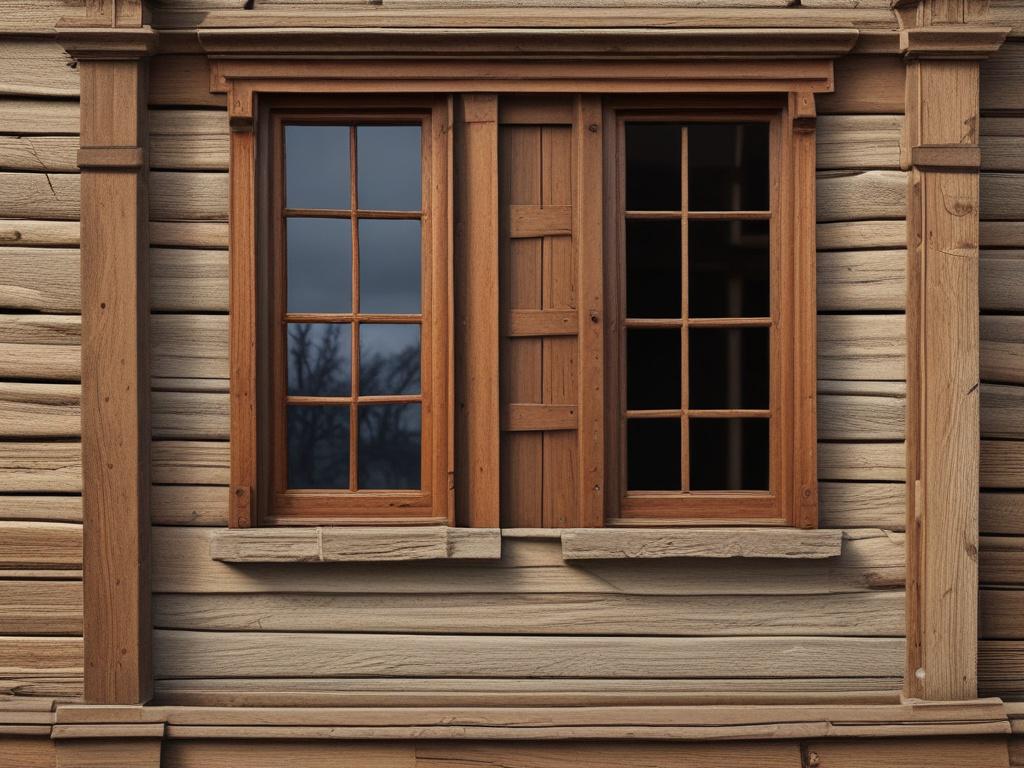 A realistic high resolution image of a beautifully restored wooden