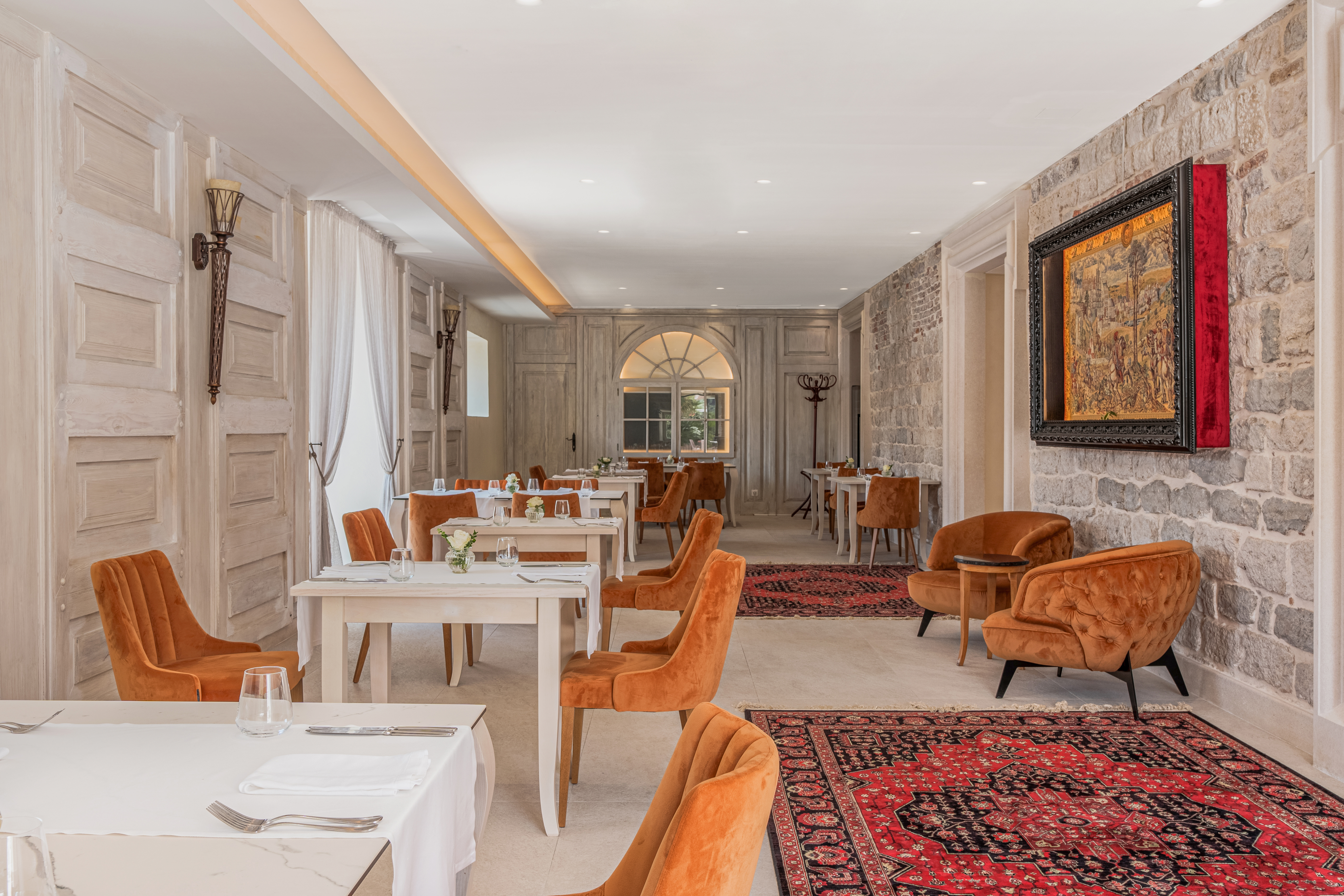 Terrace and outdoor gathering space