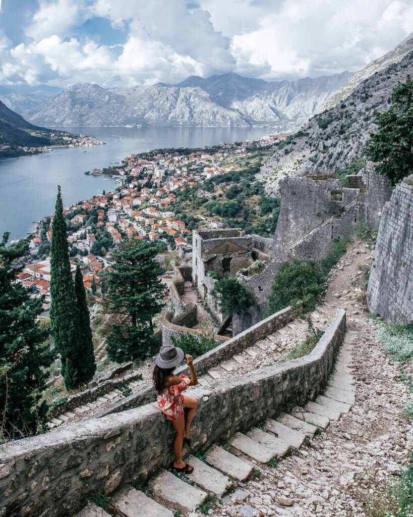 Panoramic viewpoint over Kotor Bay