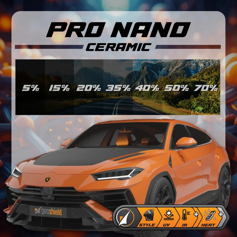 GeoShield Nano Ceramic tint options