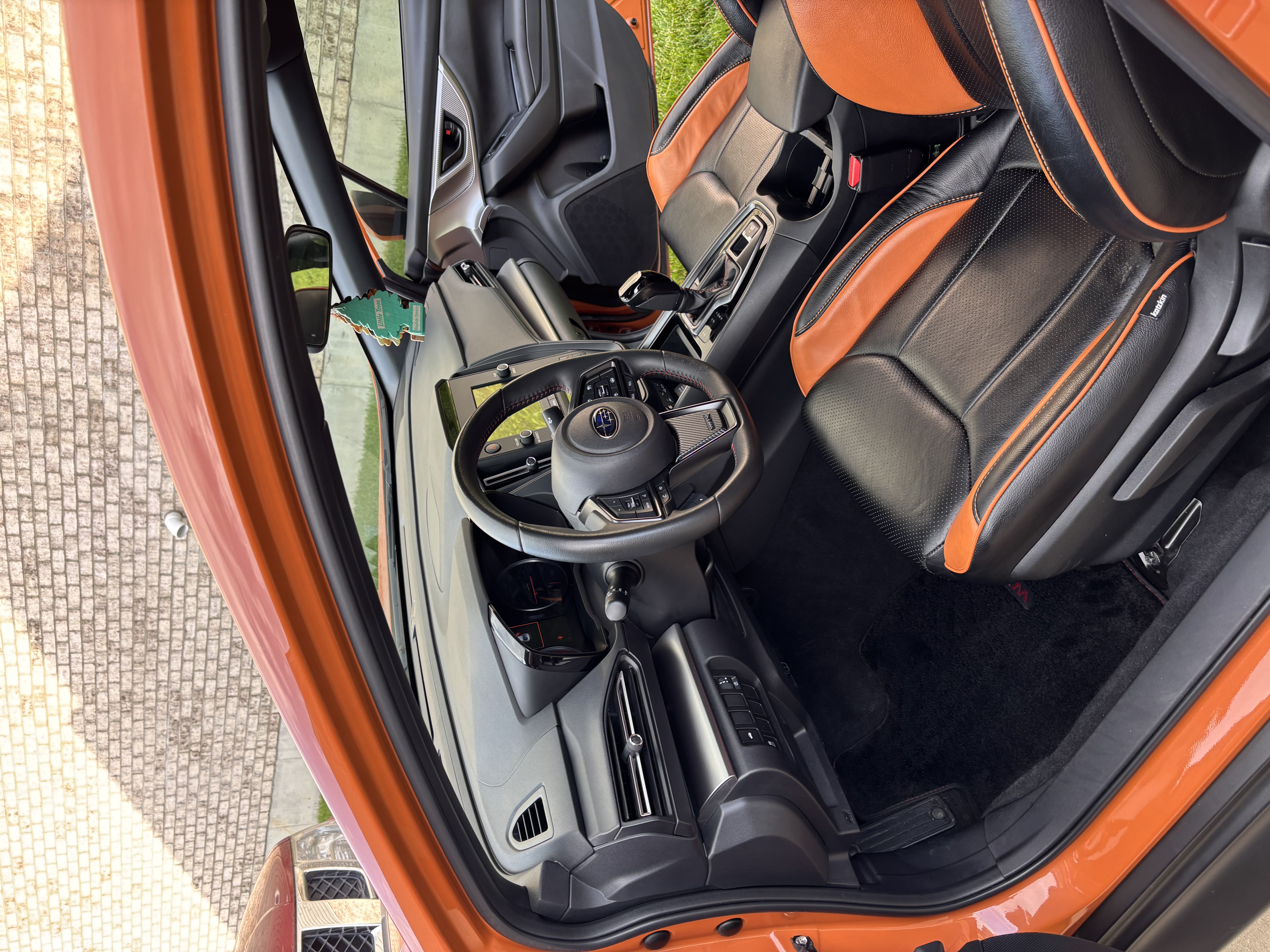 Mobile detailing van at driveway