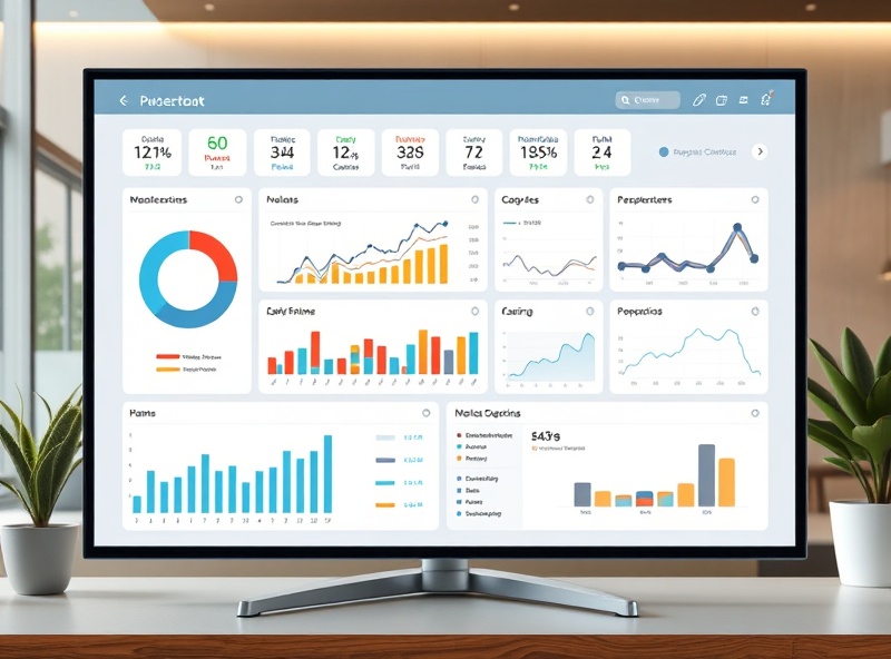 Business software dashboard